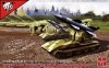 Modelcollect UA72190 German WWII V4 short range tactical ballistic missile in Waffentrager Auf E100 (1:72)